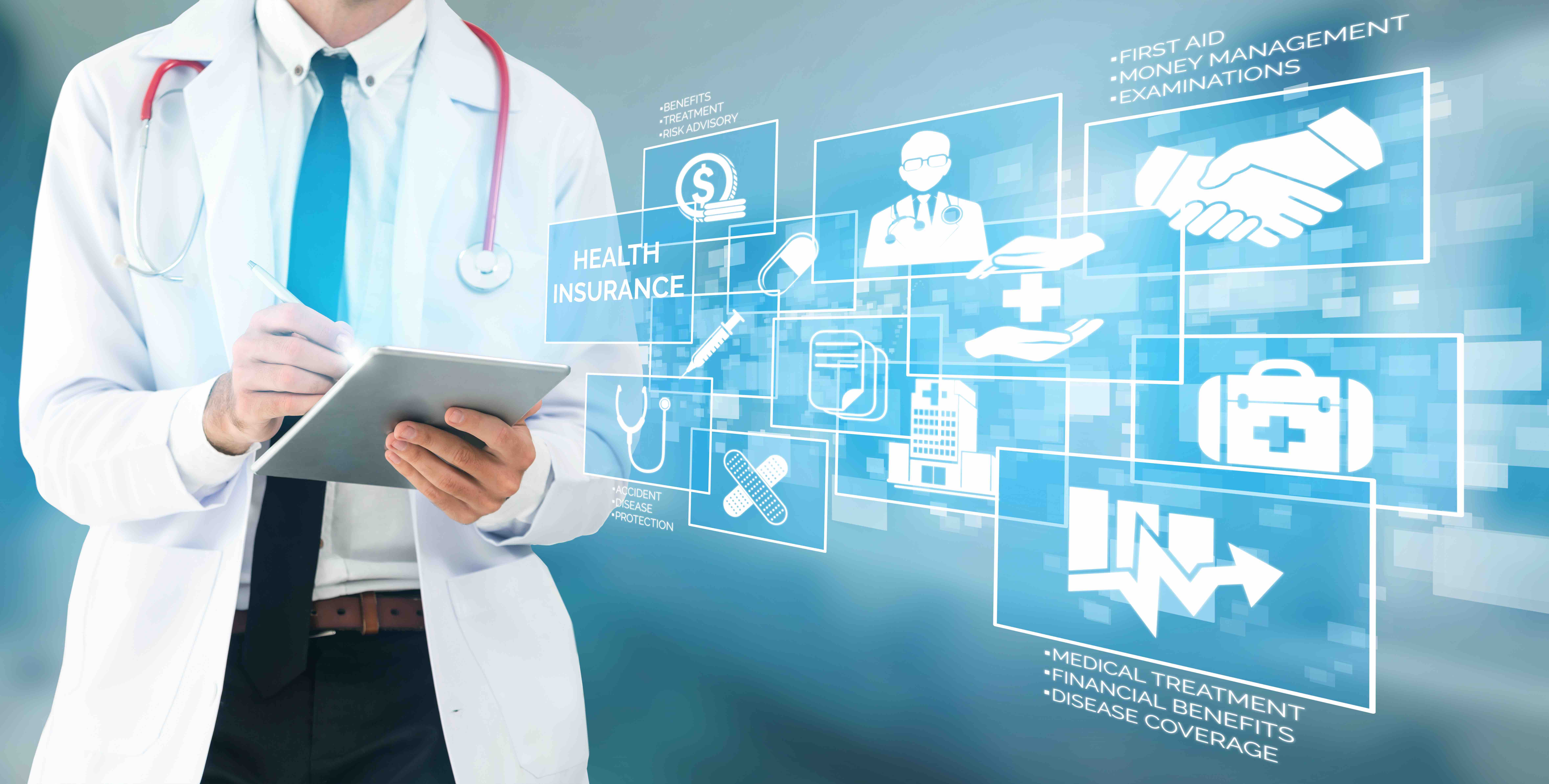 Professional healthcare office environment